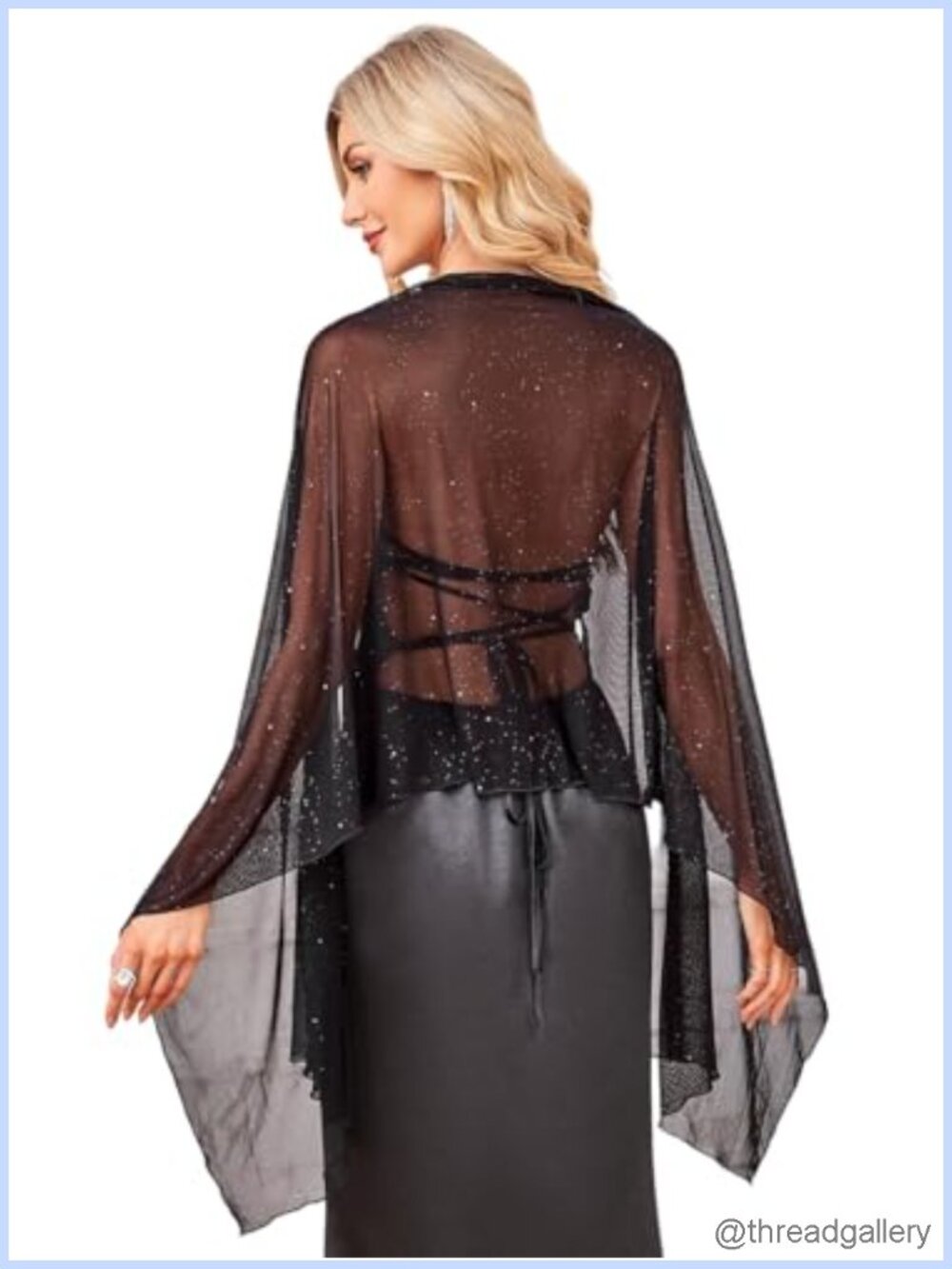 Glitter Sequin Mesh Shawl Wrap for Evening Dresses Bridesmaid Scarf Sparkly